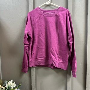 Tek gear women’s ultra soft fleece sweatshirt purple